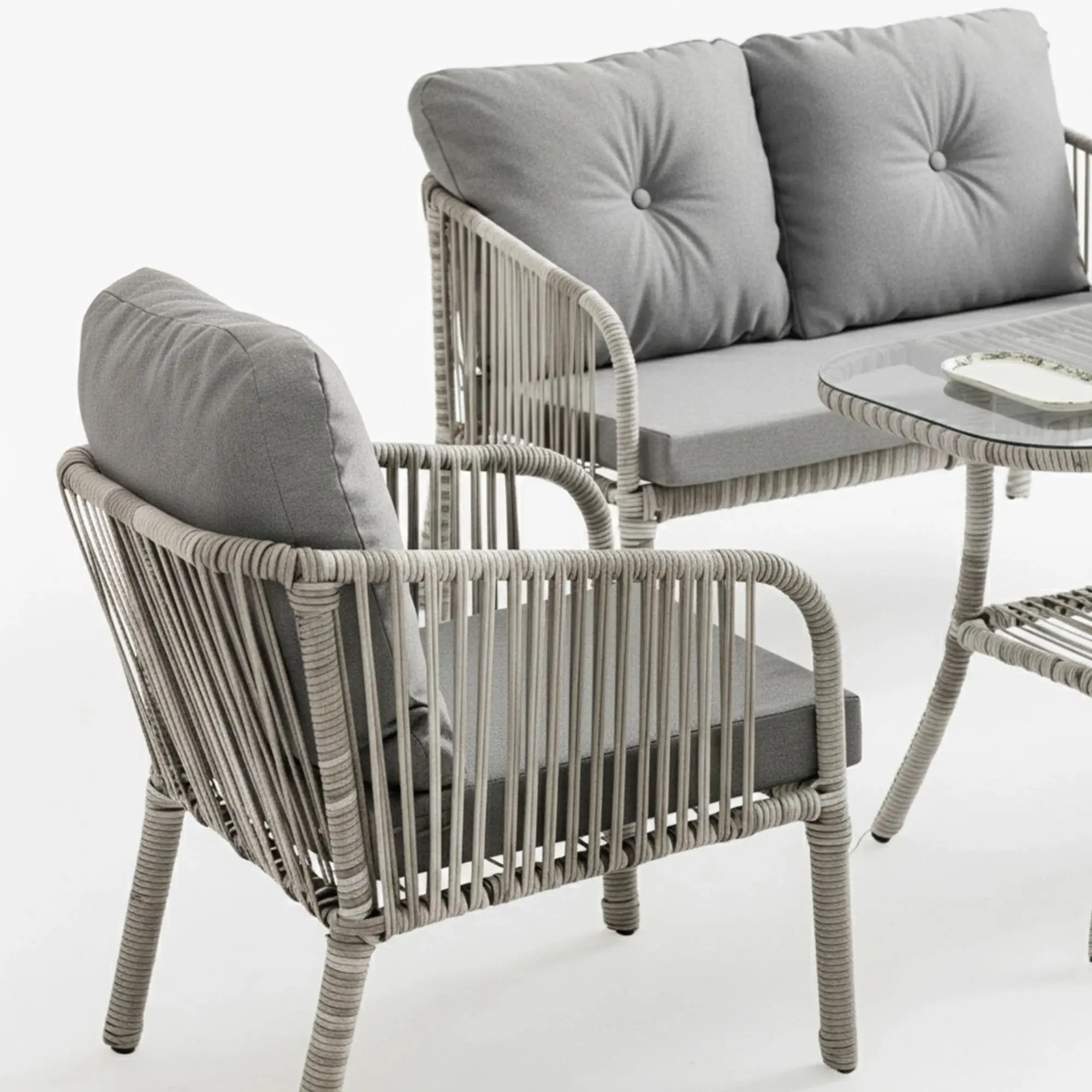 Artemis | İkili Bahçe Mobilyası Takımı | Rattan Bahçe Balkon Takımı