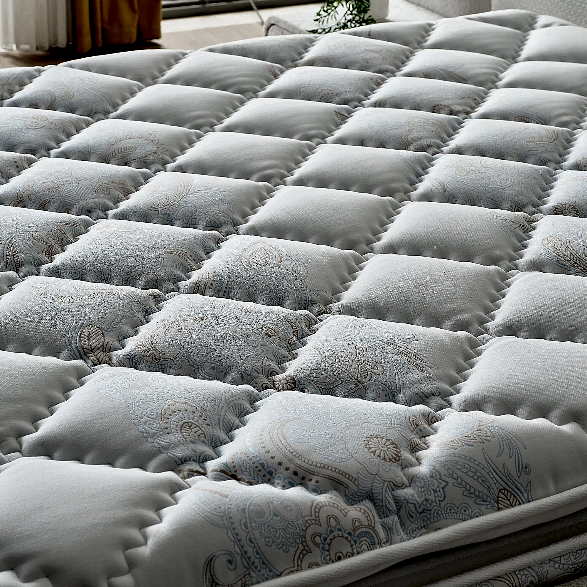 Berlin Yatak Takımı | Pocket Spring Yatak Baza ve Başlık Seti