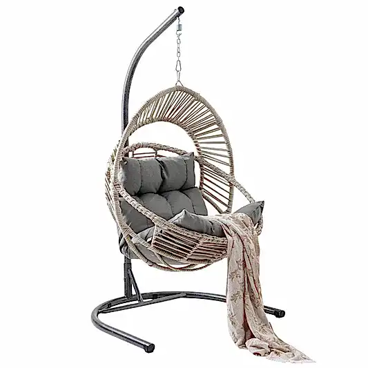 Capri Swing Nobel Tekli Rattan Bahçe Balkon Salıncağı