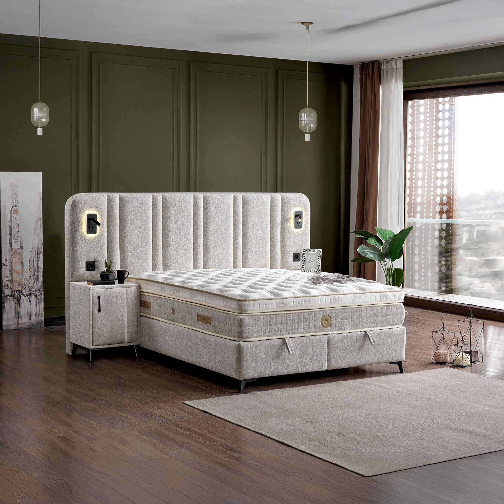 Hugga Yatak Takımı | Yatak Baza Başlık Seti