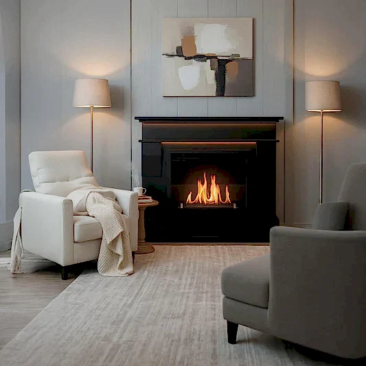 Korflame Legno Bacasız Şömine | Dumansız Bioethanol Şömine