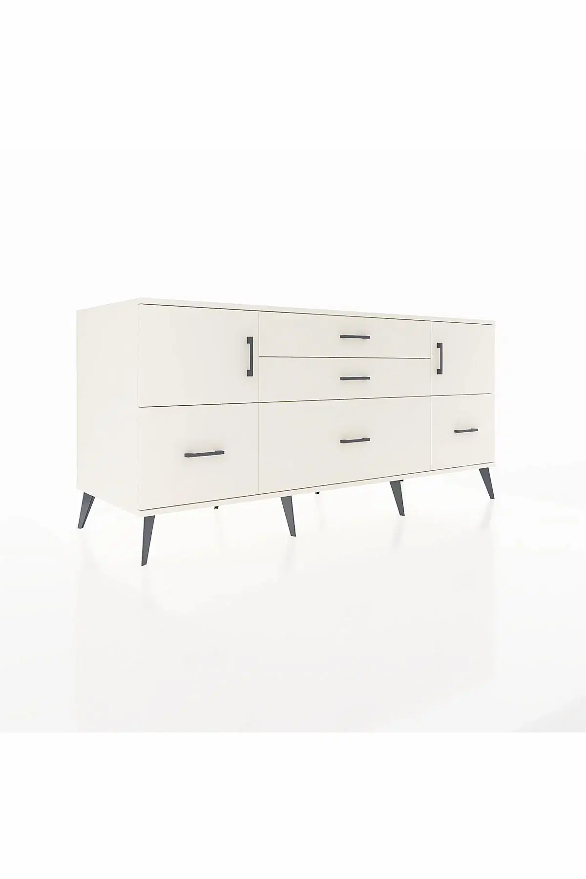 Kronos Konsol 2 Raflı 5 Çekmeceli 2 Kapaklı 176x59x83 Aytaşı-Aytaşı/Aytaşı