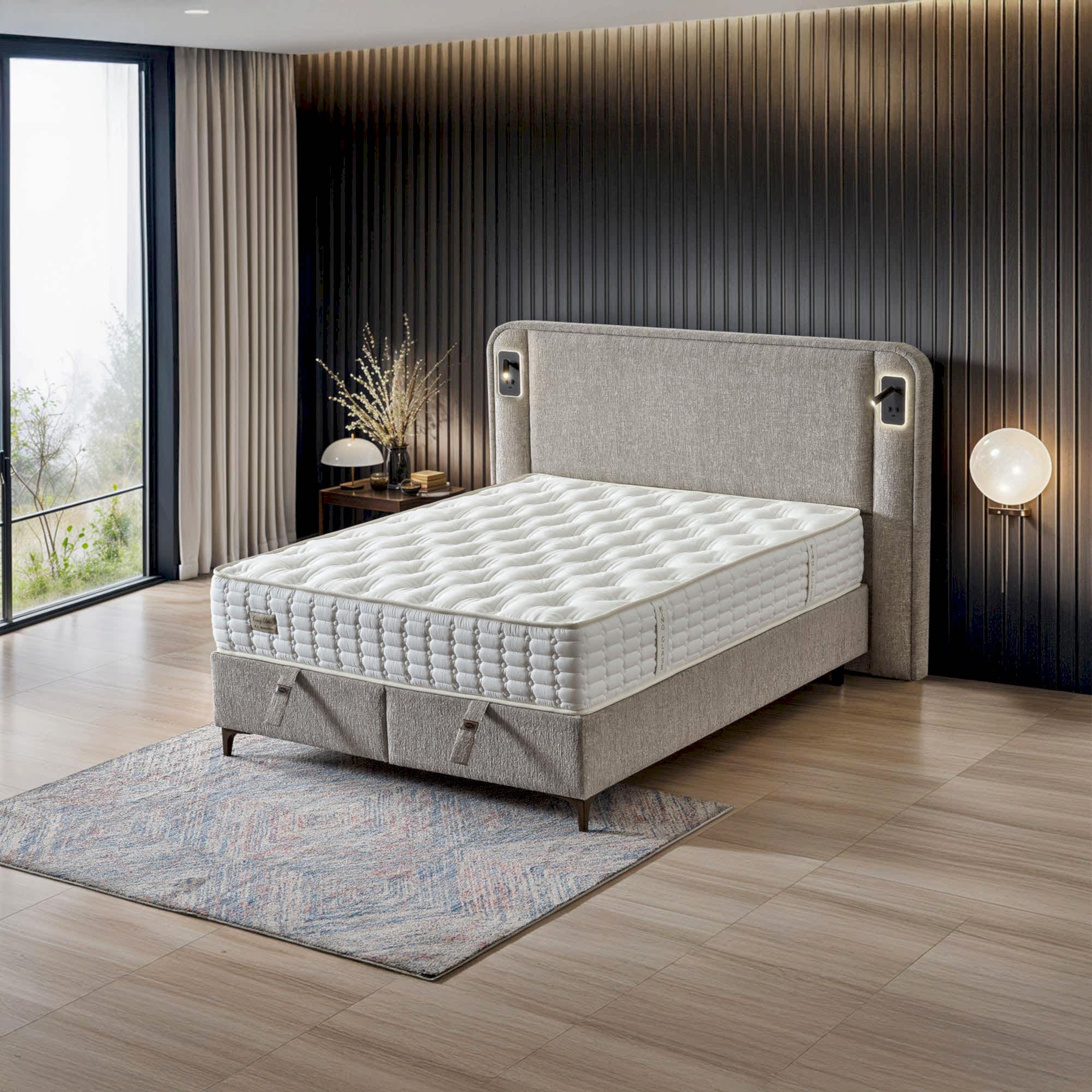 Marvel Yatak Takımı | Pocket Spring Yatak Baza ve Başlık Seti