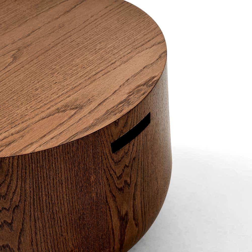 Orta Sehpa Takımı No:726 | MDF | Yuvarlak Ceviz Orta Sehpa