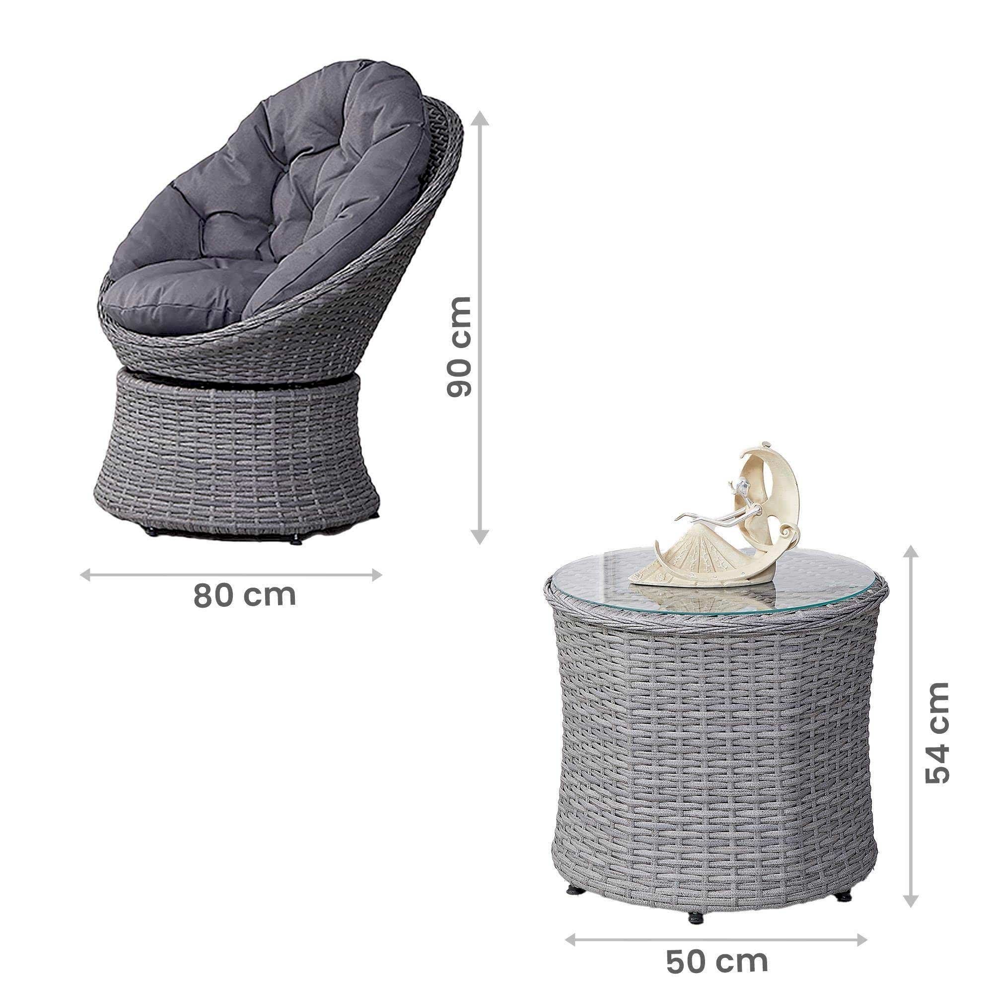 Refresh Rattan Bahçe Balkon Takımı | Oturma Grubu | Rehome