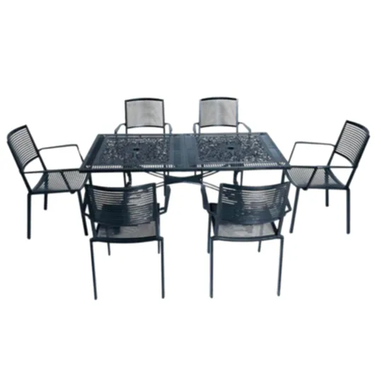 Alüminyum Masa Sandalye Takımı | CG733 | Döküm Bahçe Masa Takımı