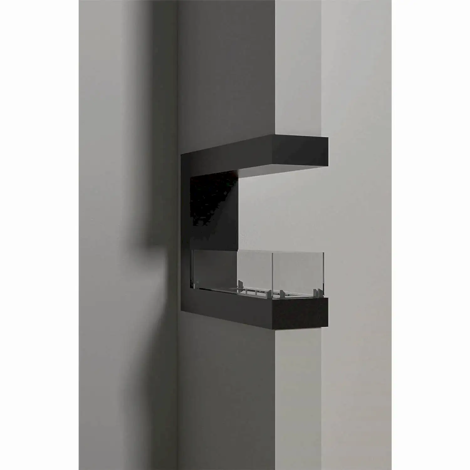 Korflame Epi Medium Bacasız Şömine | Duvar Tipi | Dumansız | Rehome