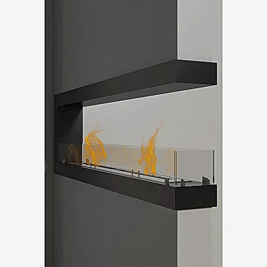 Korflame Epi XXL Bacasız Şömine | Duvar Tipi | Dumansız | Rehome