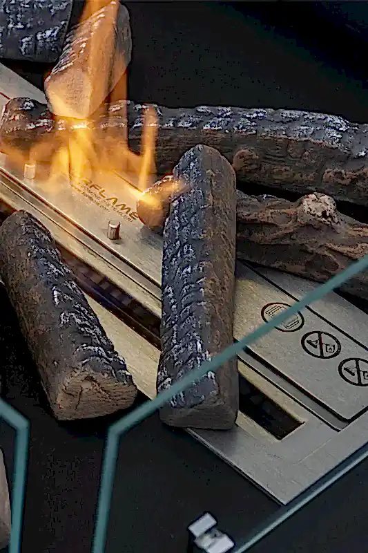 Korflame Petto Large Bacasız Şömine | Dumansız | Rehome