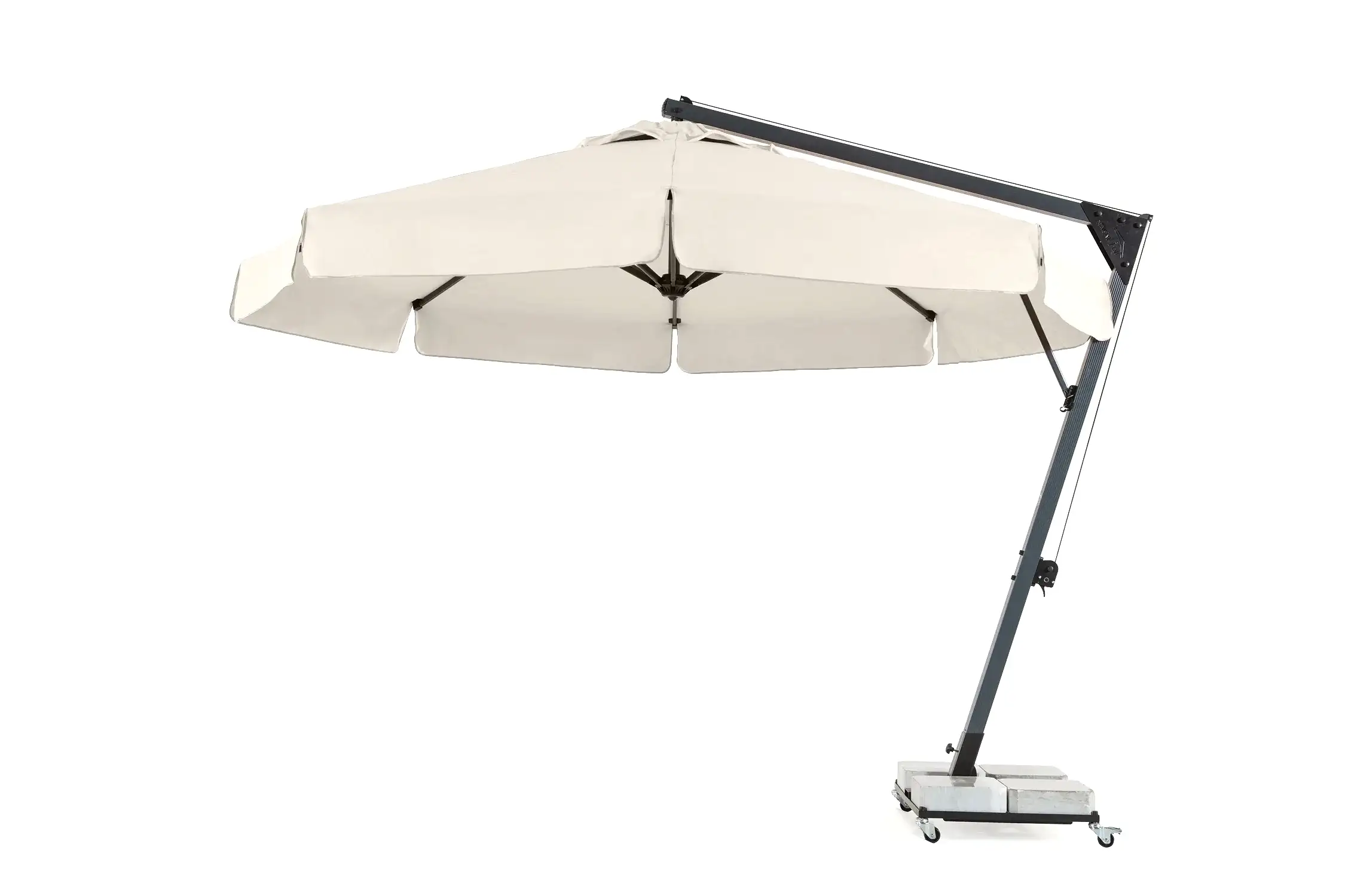 Rehome SE 350/8 Yuvarlak Banana Klasik Şemsiye (Sabit Ayak - Teker)