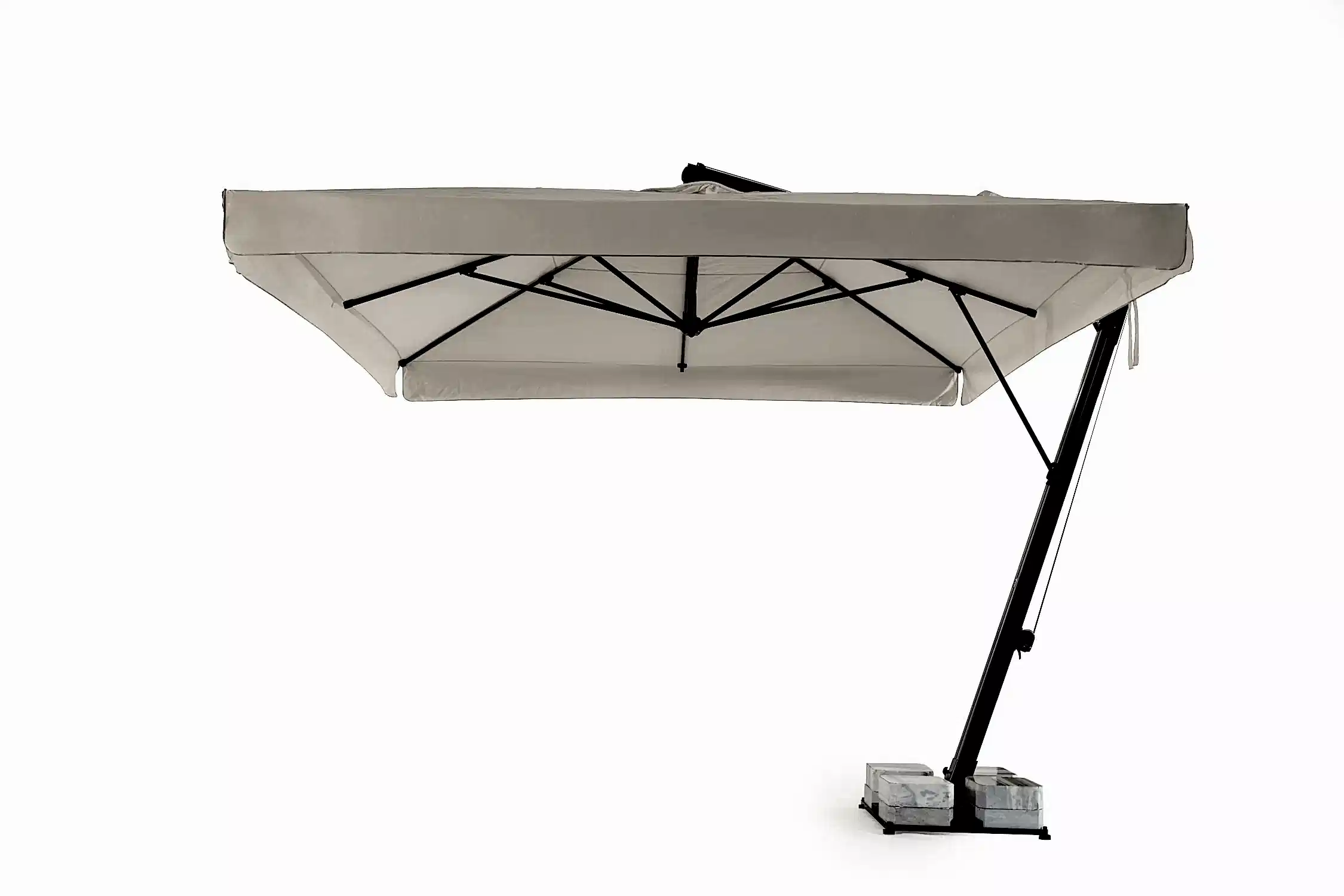 Rehome SE 400x400/8 Kare Banana Klasik Şemsiye (Sabit Tekerleksiz Mermer Ayak)