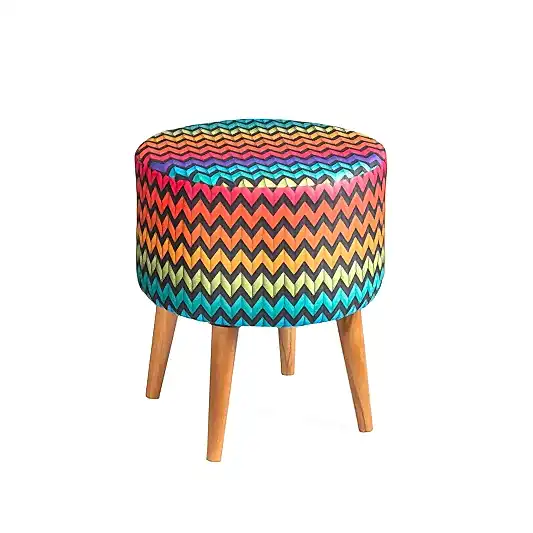 ReHome ZigZag Desenli Puf