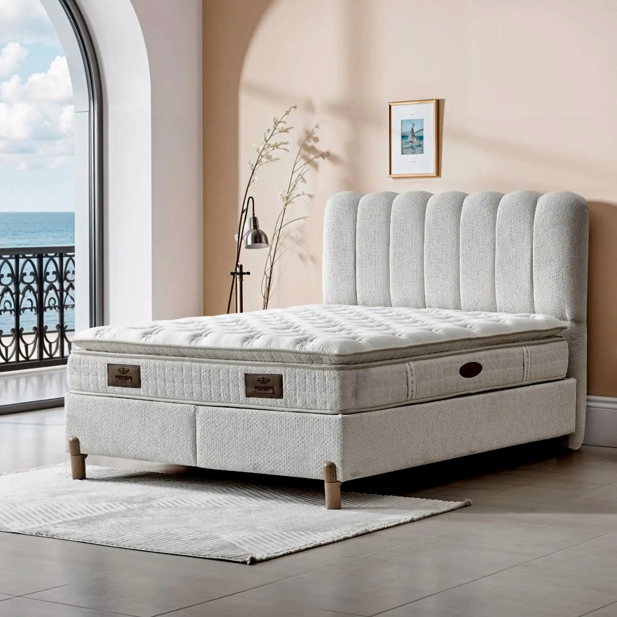 Senna Baza Başlık Yatak Seti | Herkül Yay Teknolojili Yatak Takımı