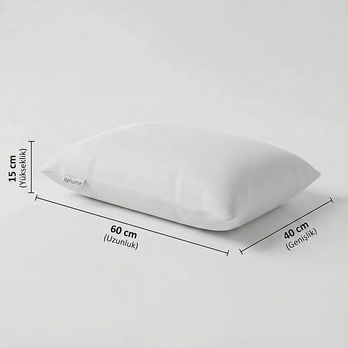 Visco Relax Yastık | 40x60 Visco Yastık | Rehome Tombul Visco Yastık